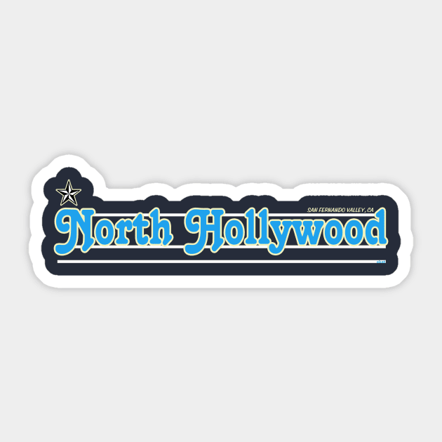 North Hollywood Ca Sticker by OKAT